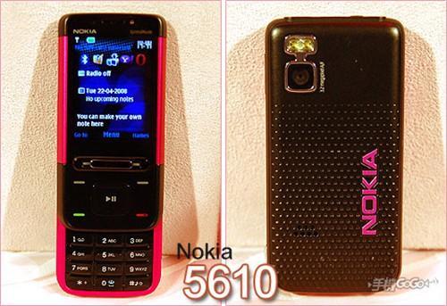 简洁漂亮诺基亚音乐5610XM卖1990元