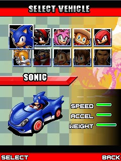 [Game Java] Sonic and Sega All Stars Racing