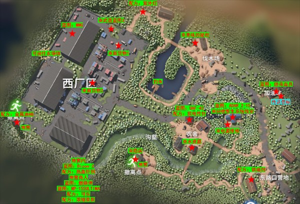 逃离鸭科夫攻略图