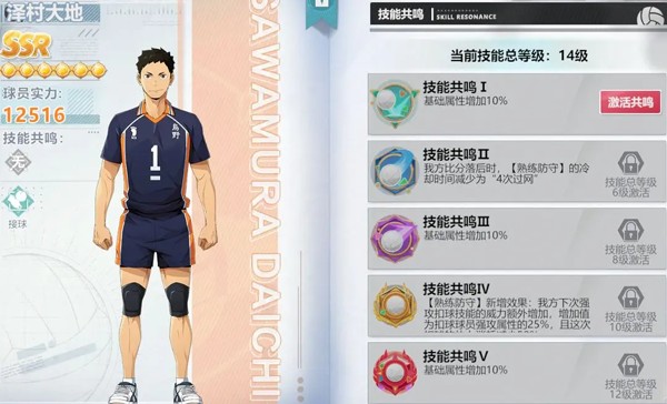 排球少年角色养成图