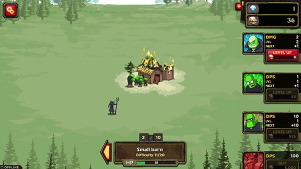 僵尸点击中文手机版游戏截图1