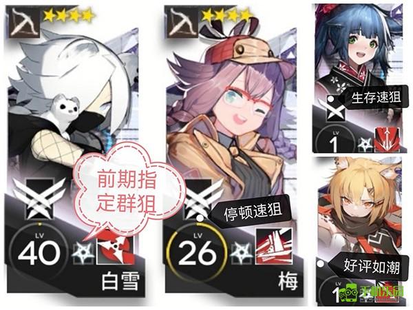 明日方舟终末地官服角色推荐图