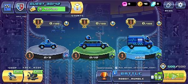 撞头赛车正版玩法技巧图