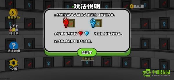 森林冰火人2中文版攻略图