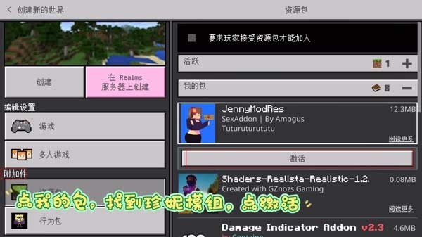 珍妮冒险手机版(自带模组)