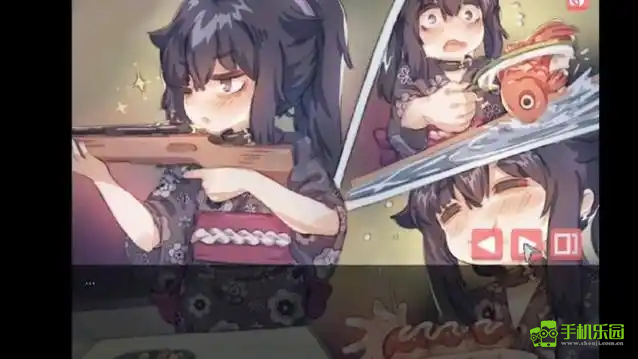 在阴暗的房间中和独孤的女孩