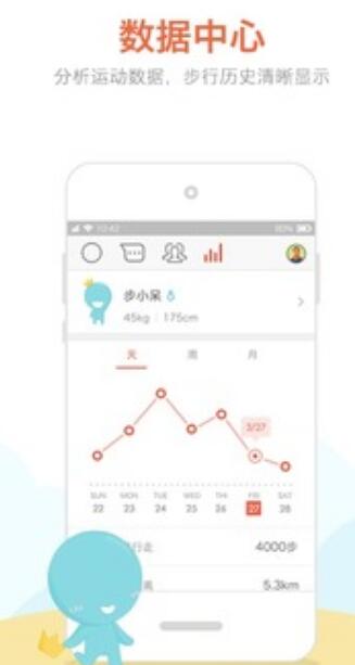 春雨计步器手机版界面截图