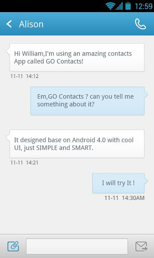 GO通讯录 GO Contacts Pro v1.5截图