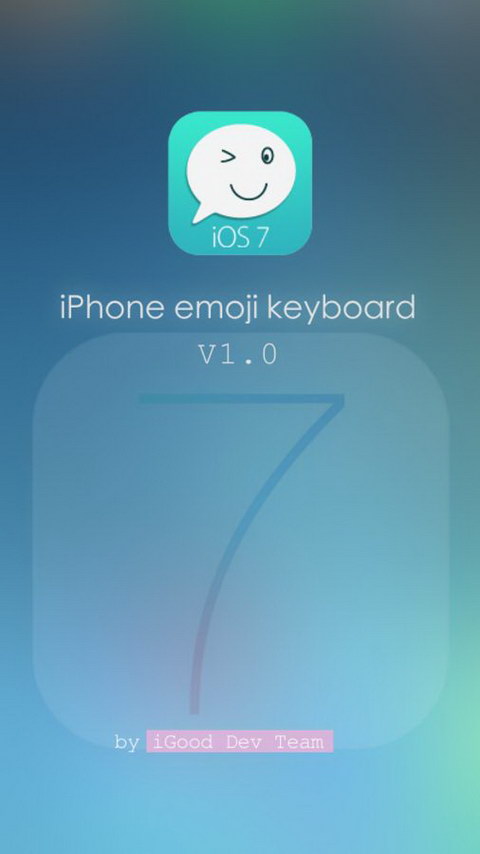 IOS7 表情键盘 iPhone Emoji Keyboard v1.3.1截图