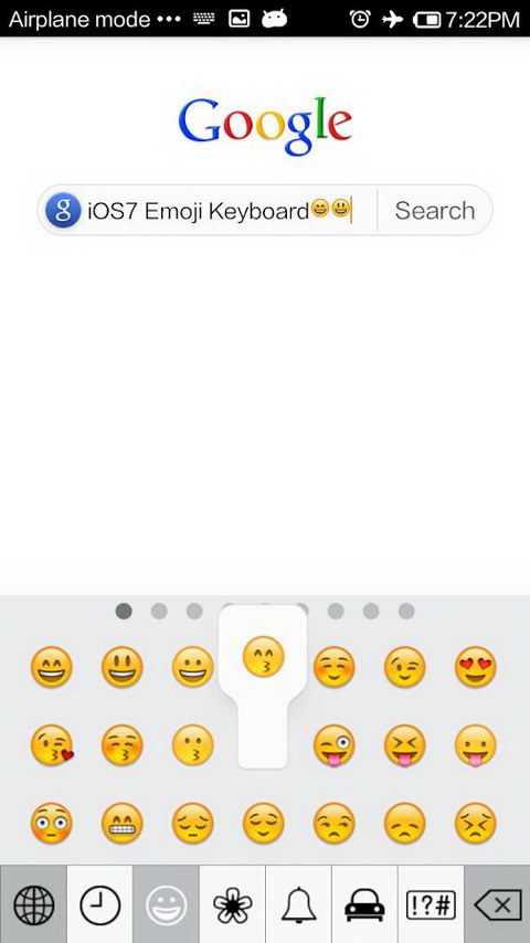 IOS7 表情键盘 iPhone Emoji Keyboard v1.3.1截图