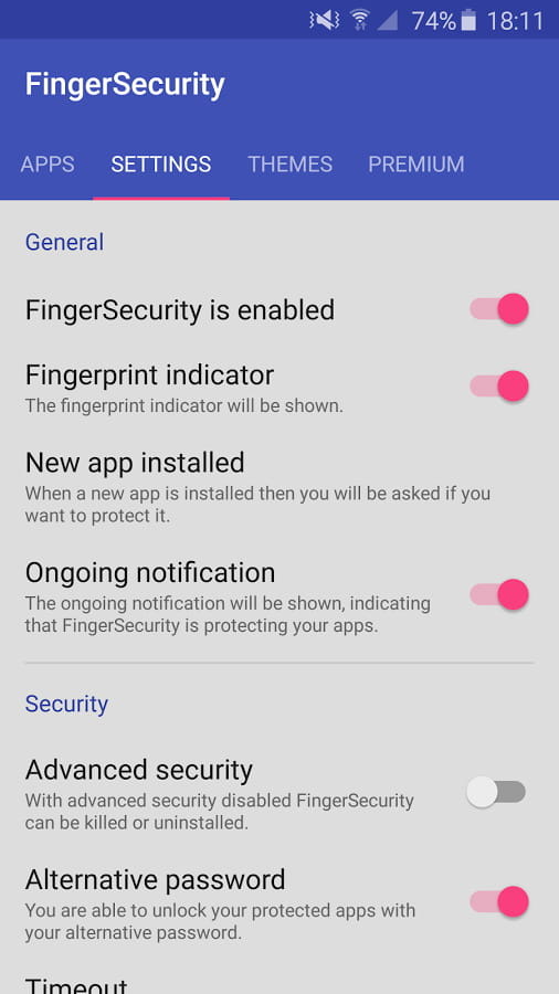 指纹安全锁 FingerSecurity v3.9.7截图