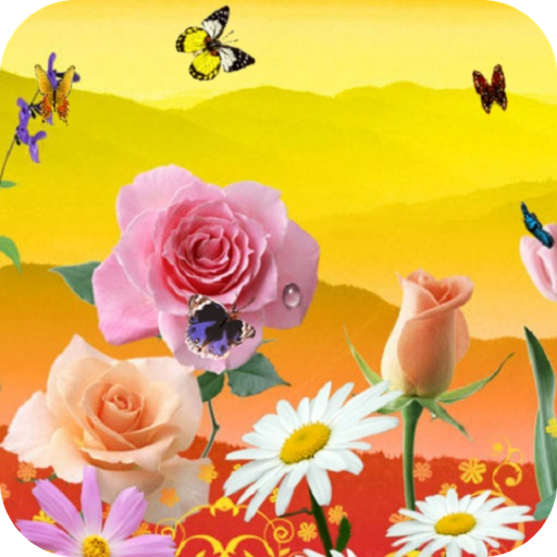 蝴蝶和鲜花动态壁纸APP下载,蝴蝶和鲜花动态