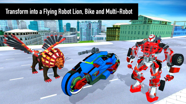 飞行汽车机器人小游戏模拟器手机版免费版 v1.0截图