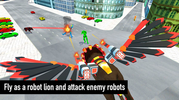 飞行汽车机器人小游戏模拟器手机版免费版 v1.0截图