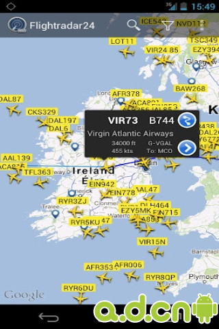 Flightradar24全球航班雷达  v6.7.1截图