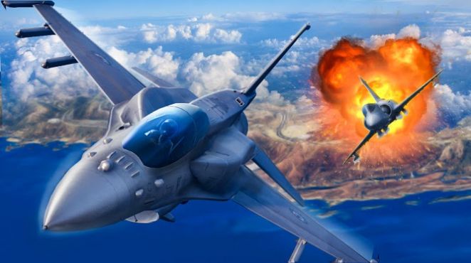 模拟战斗机空战游戏最新中文版 v1.0截图