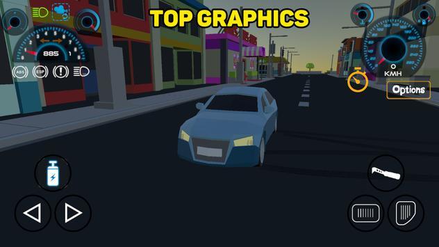 汽车像素漂移游戏免费版金币最新版下载 v2.0截图