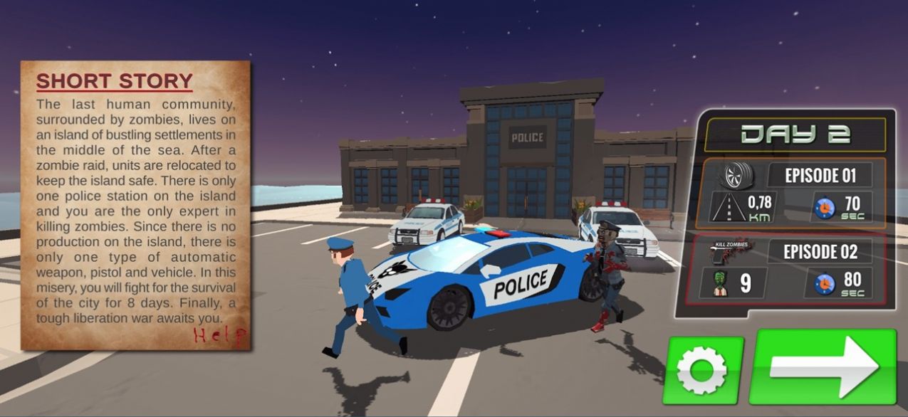 警察僵尸猎人游戏安卓版 v1.2截图