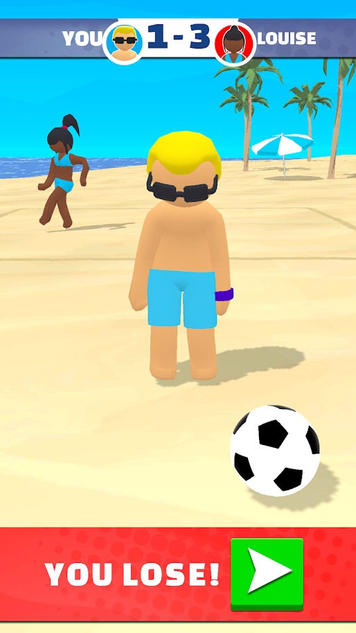 沙滩网式足球比赛游戏安卓版 v1.0截图