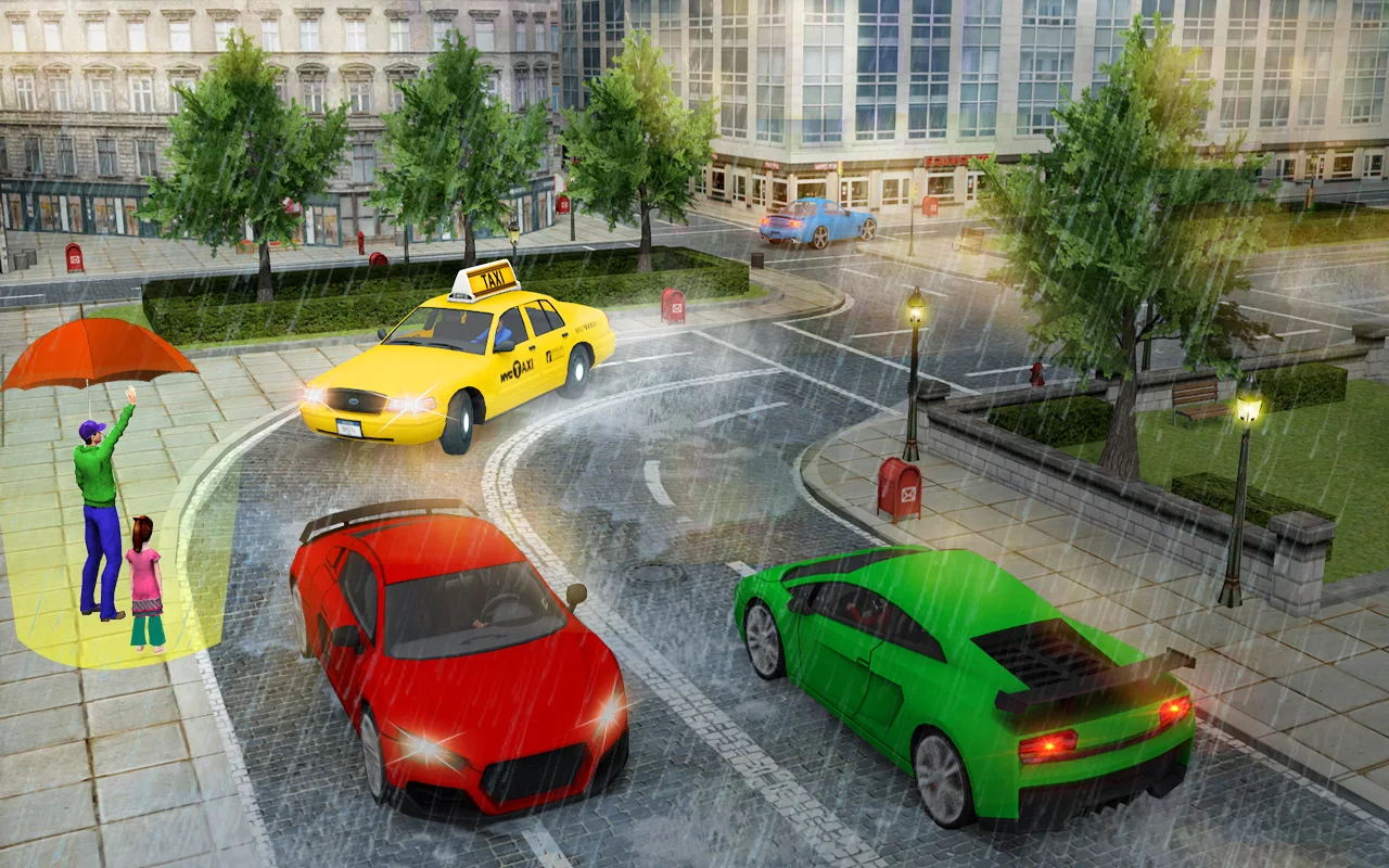 城市出租车模拟驾驶员游戏最新安卓版（TAXI car GAME） v7截图