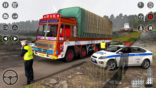 欧元货物卡车驾驶模拟3d游戏中文版（Indian Cargo Truck 2022） v0.1截图