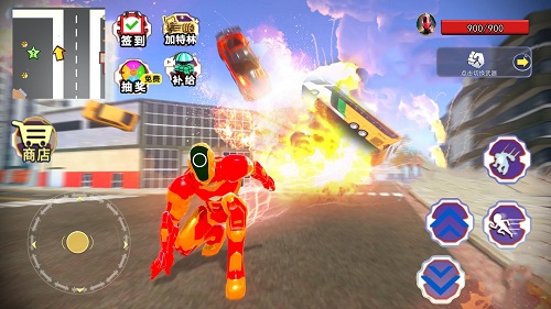 超级钢铁人游戏下载手机版 v1.1截图