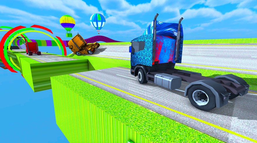 欧元卡车模拟器特技游戏手机版 v1.0截图