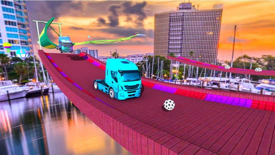 欧元卡车模拟器特技游戏手机版 v1.0截图