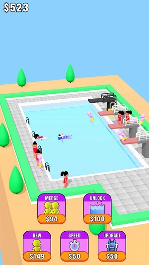 空闲泳池游戏手机版下载 v1.0.3截图